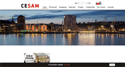 Desktop Screenshot of cesam.nu